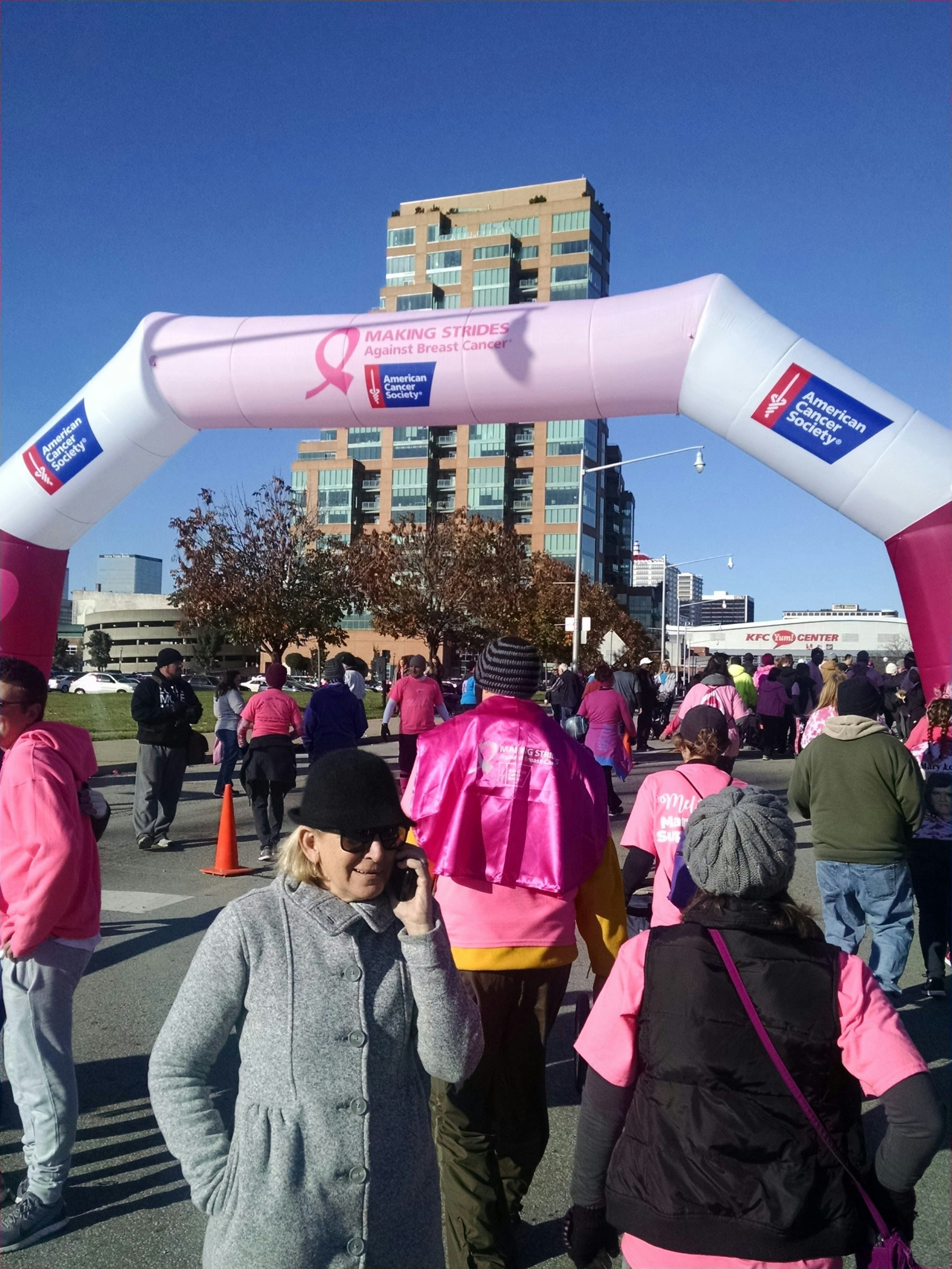 Making Strides Against Breast Cancer Finish Line Strategic